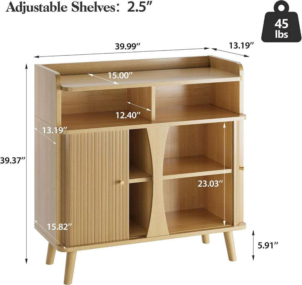39.9" Fluted Sideboard Cabinet