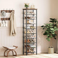 10‑Tier Slim Metal Shoe Rack