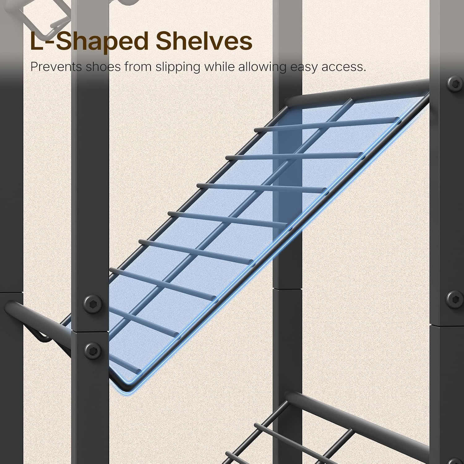 8‑Tier Slim Tall Shoe Rack