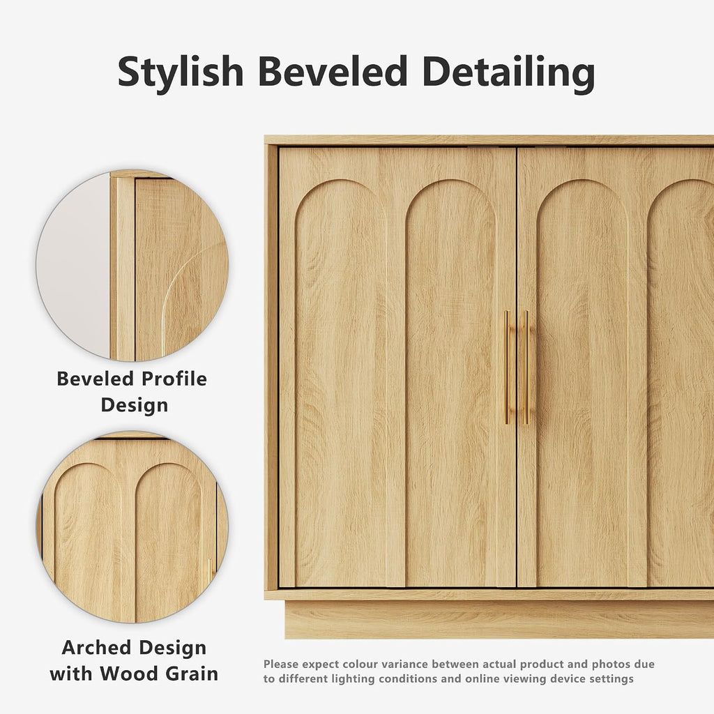 31.5" Oak Sideboard Cabinet