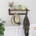 29.2" Wall‑Mounted Bamboo Coat Rack